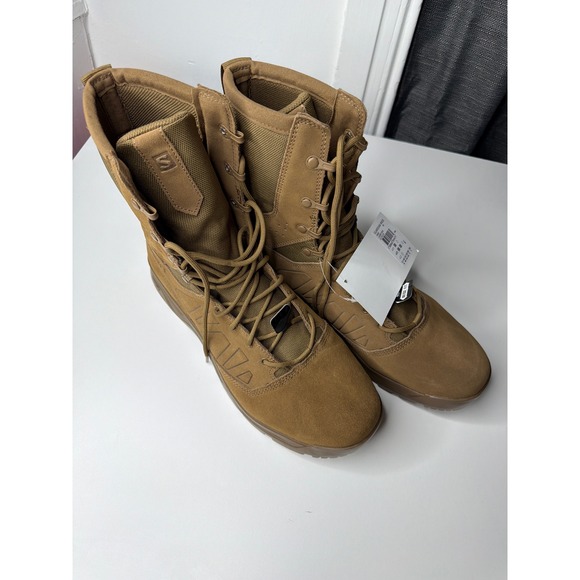 Salomon Guardian Wide Men 12.5 Tactical Boots Coyote Brown Contagrip L4058910038 main image 4